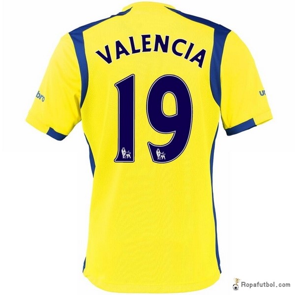 Camiseta Everton Replica Tercera Ropa Valencia 2016/17 Amarillo